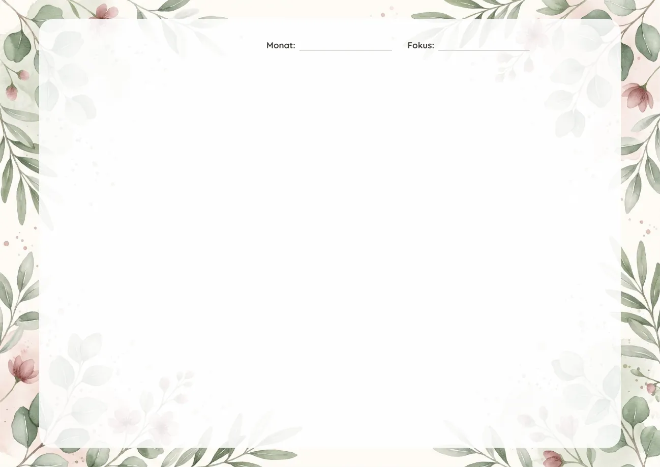 Content-Kalender Aesthetic