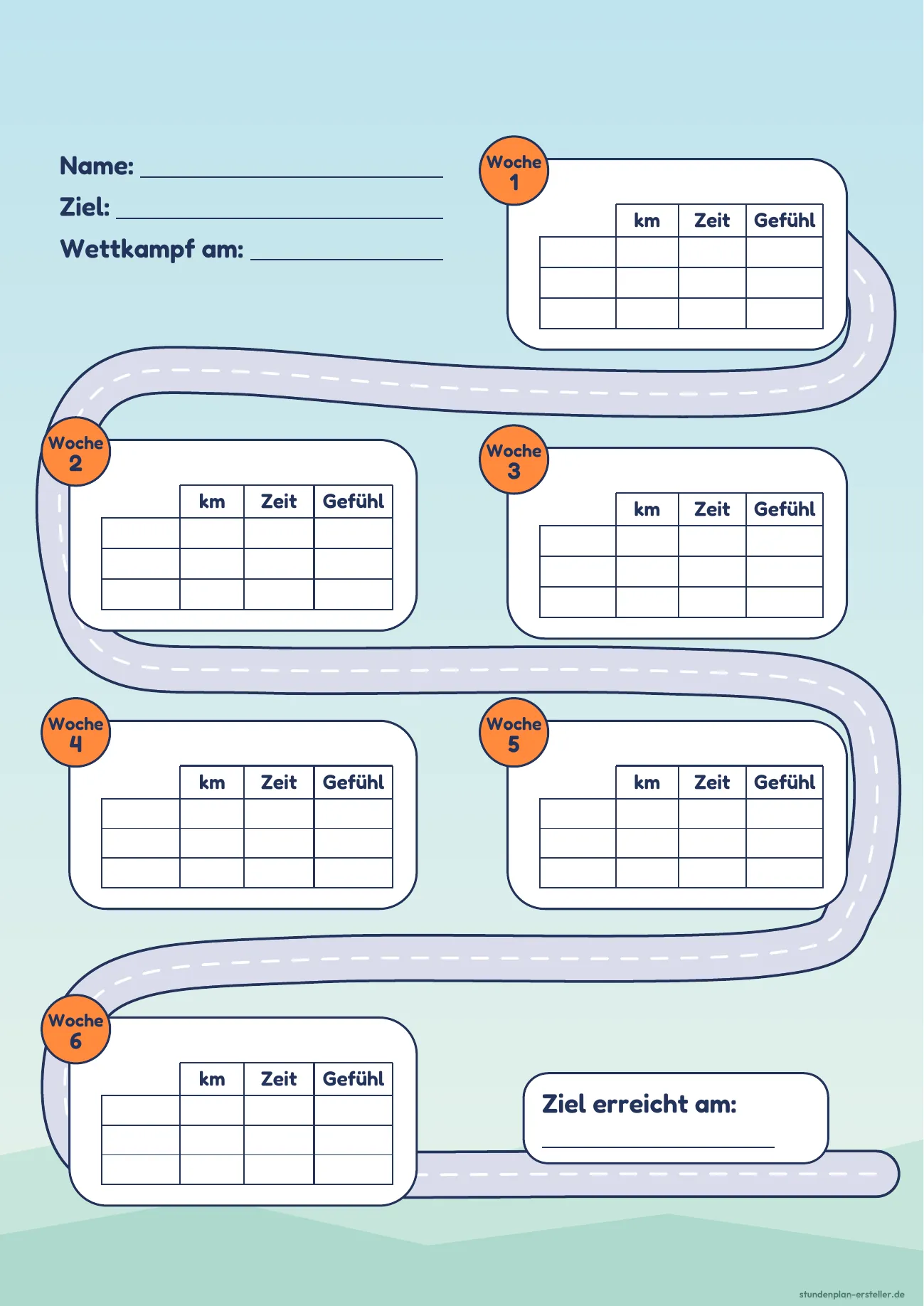 Laufplan